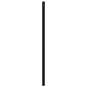 Kovové náhradní čelo postele černé 200 cm - obrázek 5