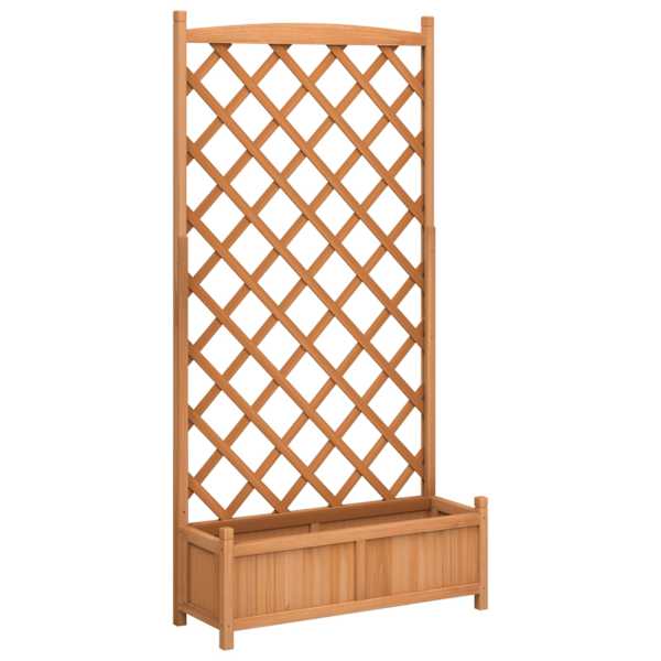 vidaXL v&otilde;rega taimekast, pruun, 90 x 35 x 180 cm, nulupuit