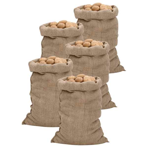 vidaXL džuudist kotid 5 tk, 60 x 105 cm, 100% džuut 340 gsm