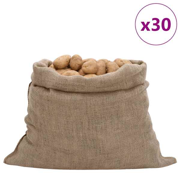 vidaXL džuudist kotid 30 tk, 100 x 110 cm, 100% džuut 220 gsm
