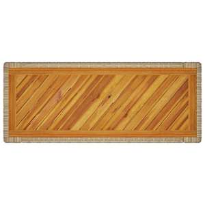 Zahradní stolek s dřevěnou deskou béžový 100x40x75 cm polyratan - obrázek 8