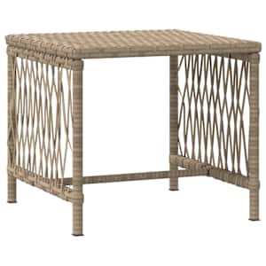 Slunečník s polštářem 3 pcs Beige a krémová bílá polyratan - obrázek 6