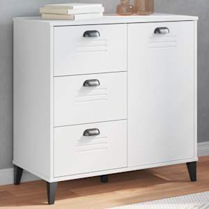 Komoda VIKEN bela 80x40x80 cm inženirski les