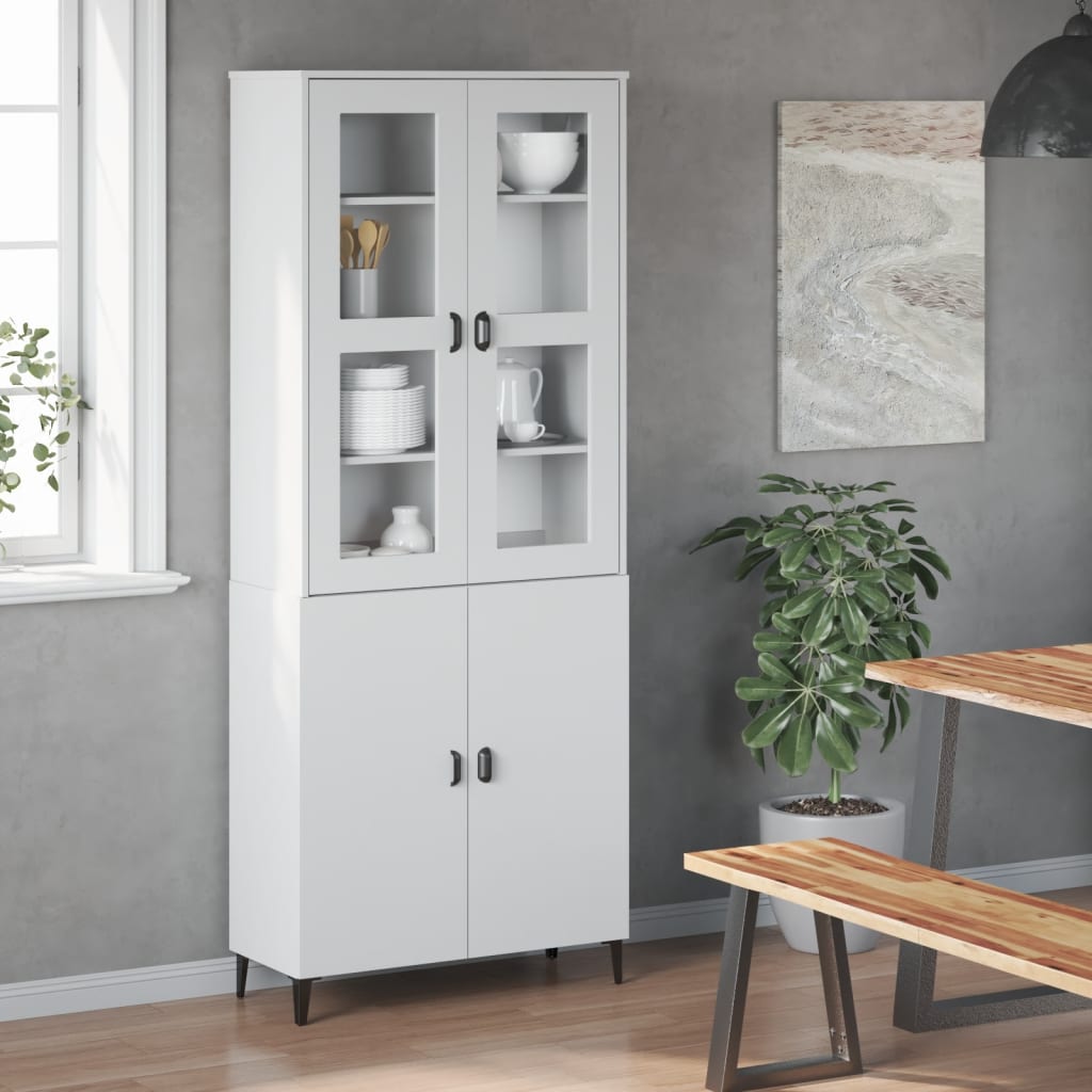 Thumbnail - vidaXL Aufsatz für Highboard VIKEN Weiß Holzwerkstoff