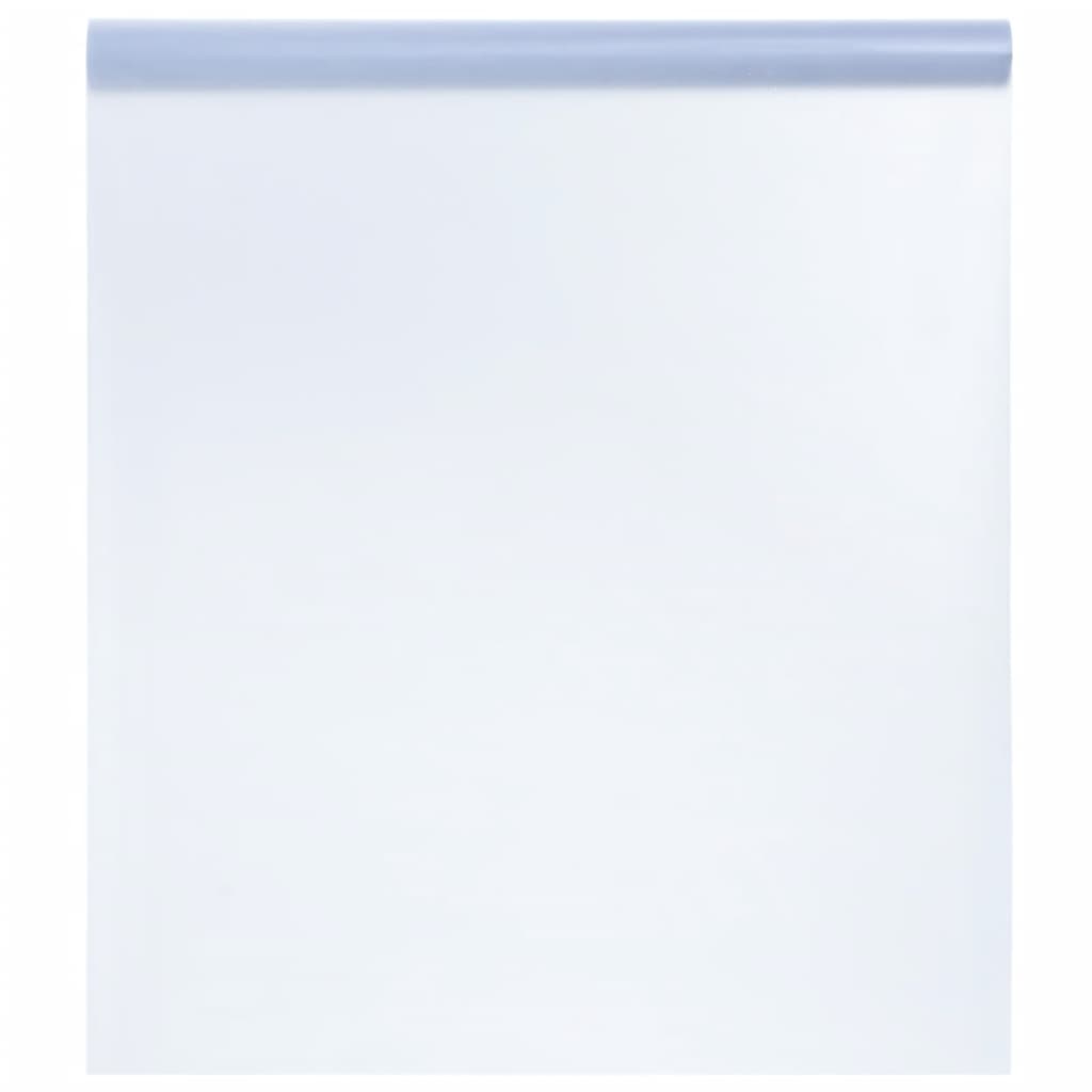 vidaXL Folie fereastră, statică/mată, gri transparentă, 45x2000cm, PVC