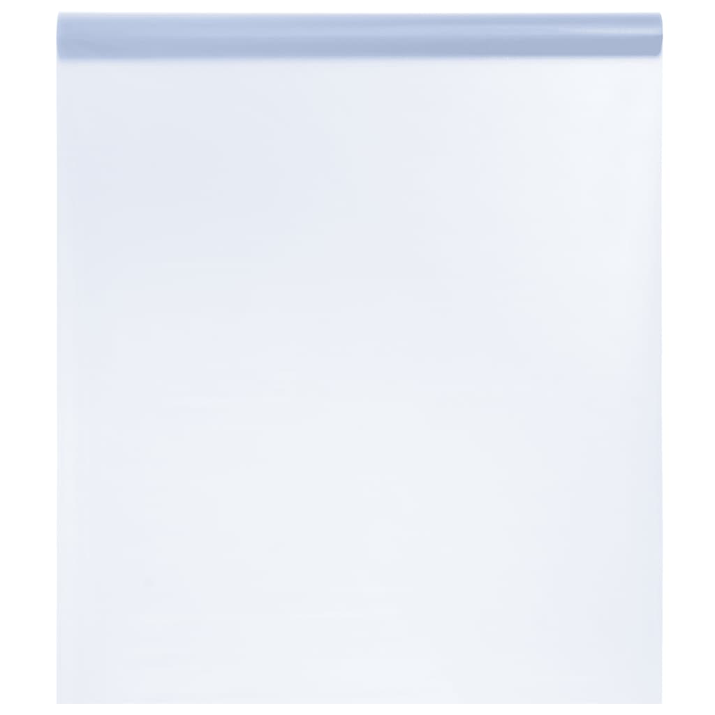 vidaXL Folie fereastră, statică/mată, gri transparentă, 60x500 cm, PVC