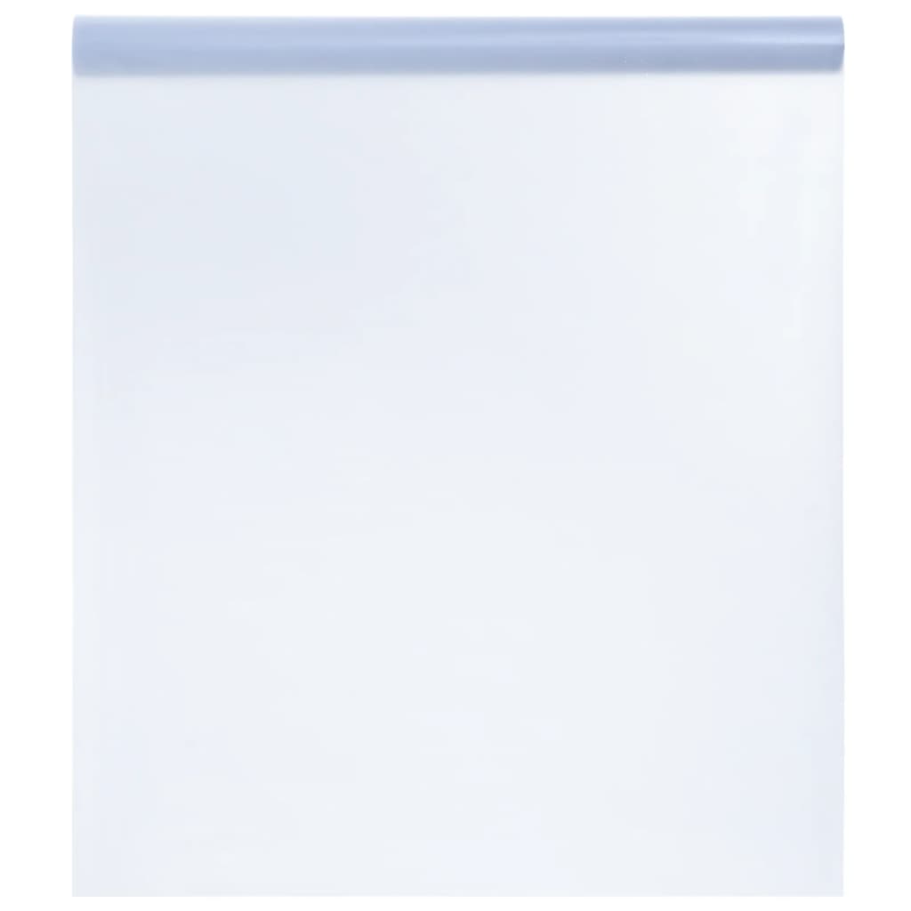 vidaXL Folie fereastră, statică/mată, gri transparentă, 60x2000cm, PVC
