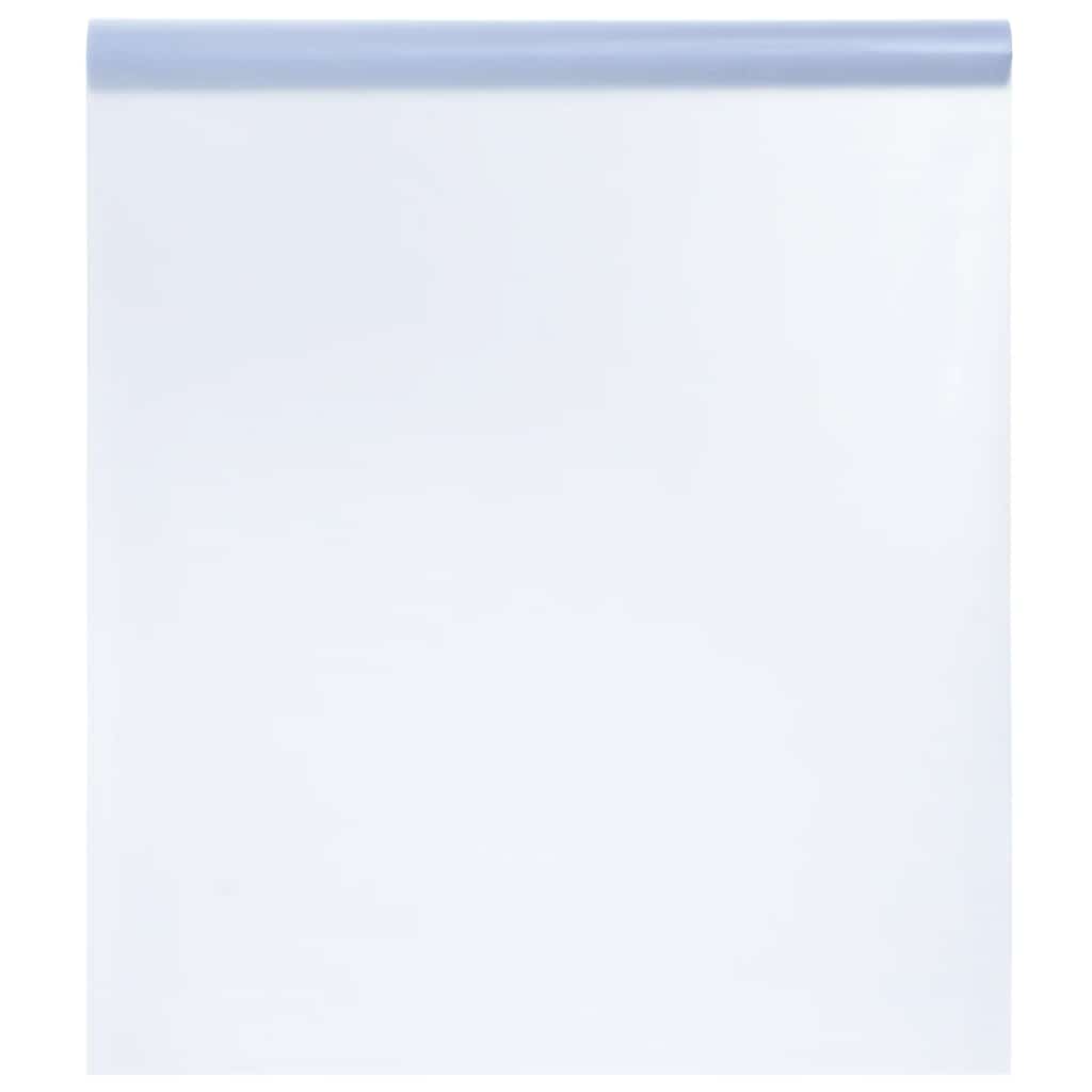 vidaXL Okenní fólie statická matná šedá 60 x 2 000 cm PVC