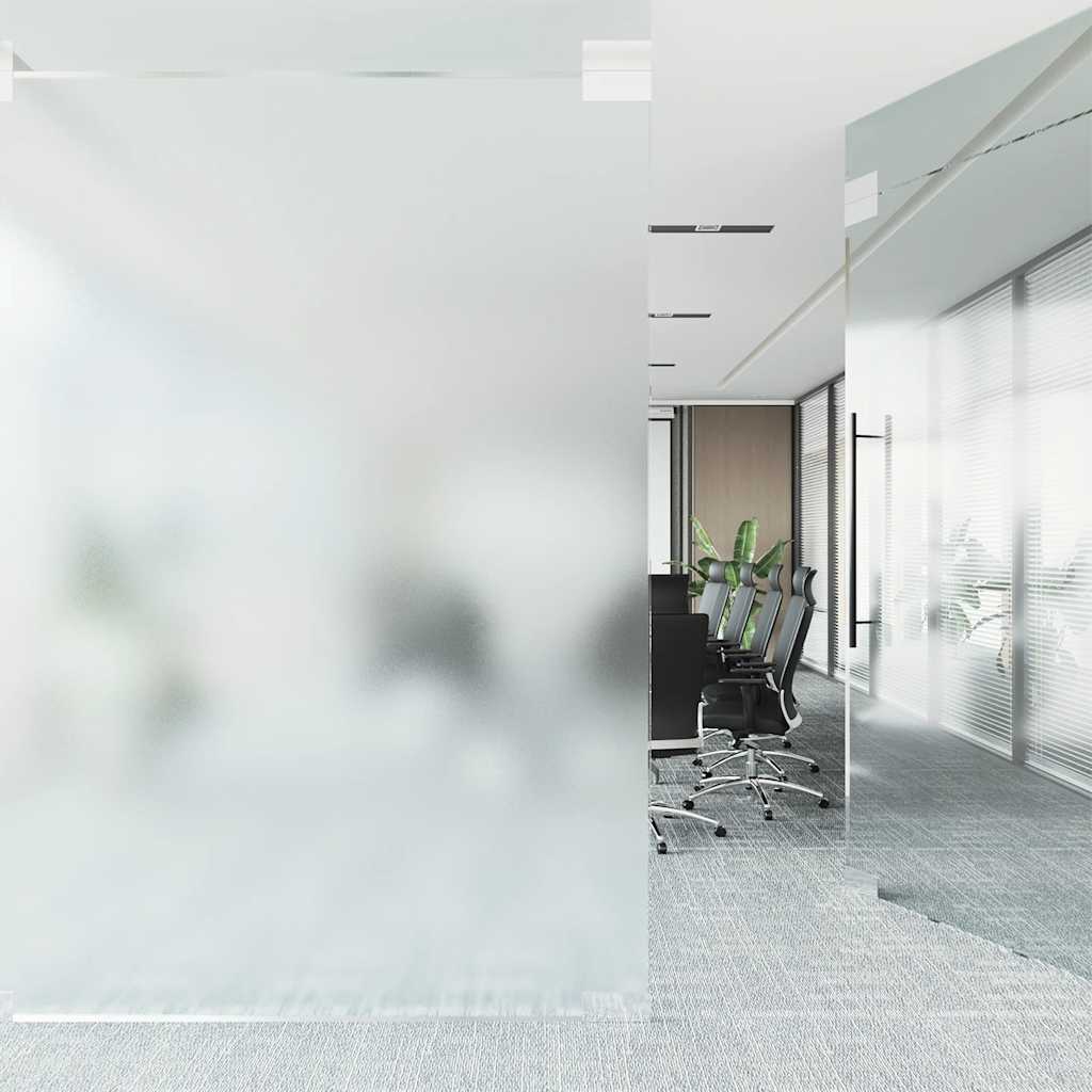 vidaXL - Raamfolie - statisch - mat - grijs - 90 - x - 2000 - cm - PVC