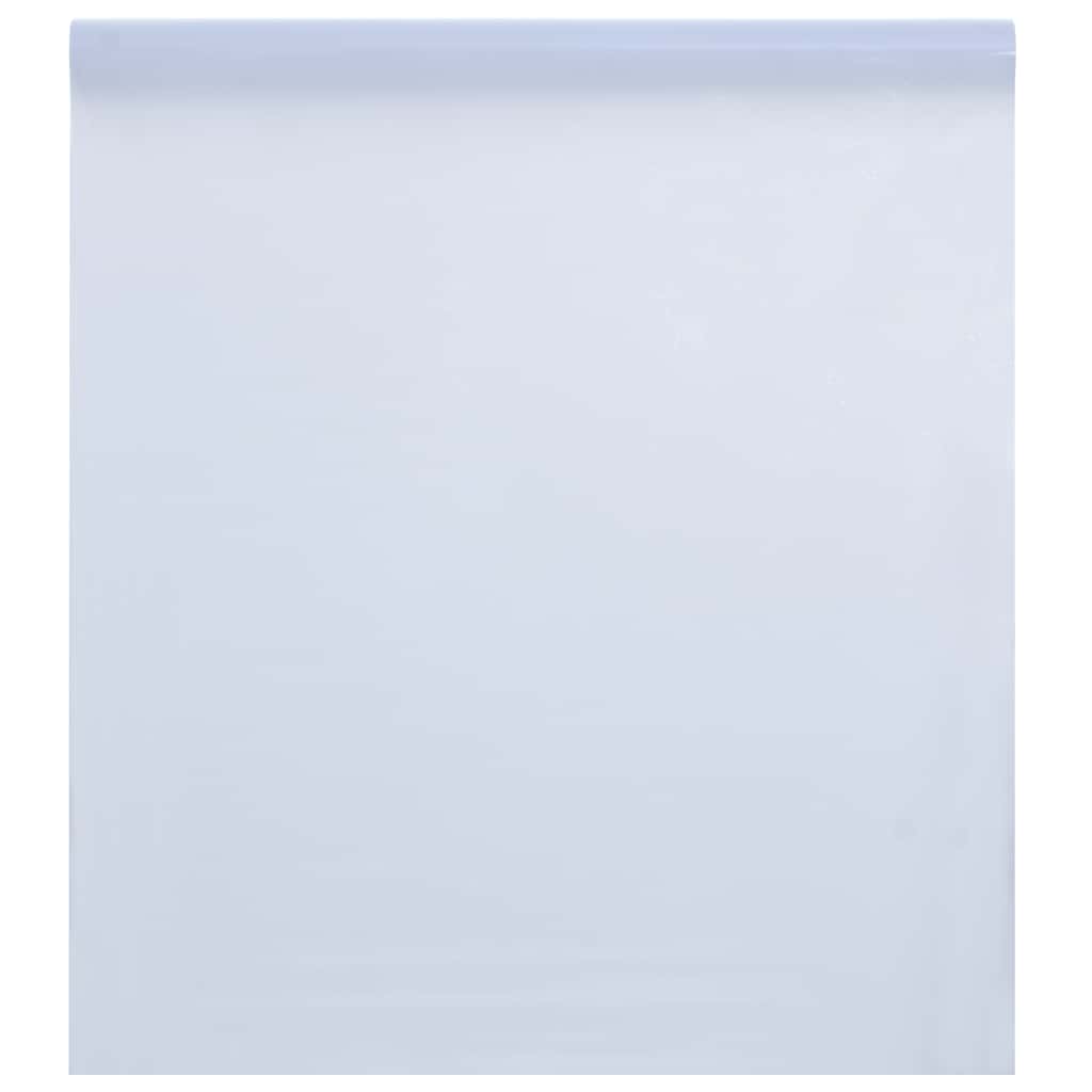 vidaXL vinduesfolie 45x2000 cm statisk PVC matteret hvid