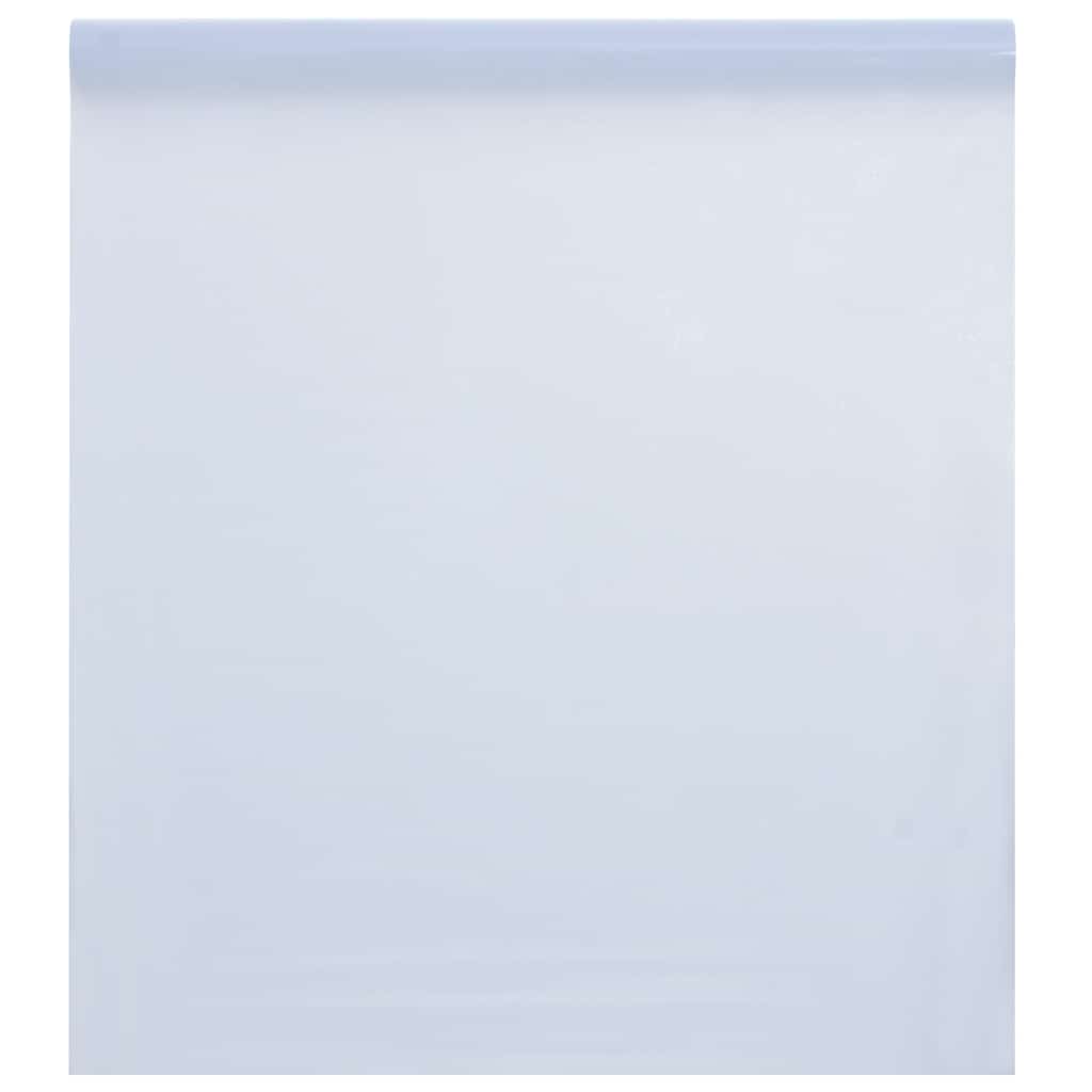 vidaXL Okenní fólie statická matná bílá 90 x 1 000 cm PVC
