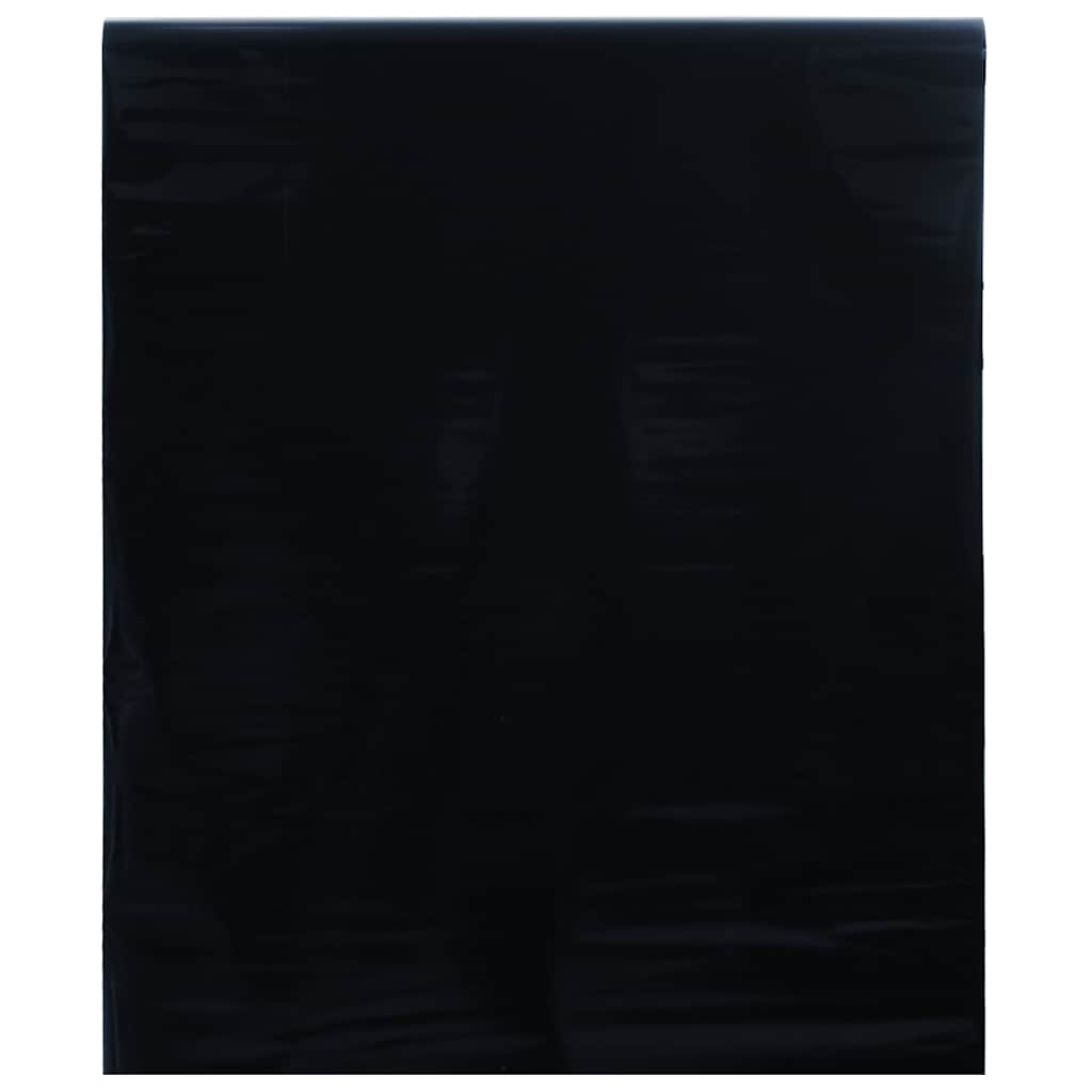 vidaXL vinduesfolie 45x1000 cm statisk PVC matteret sort