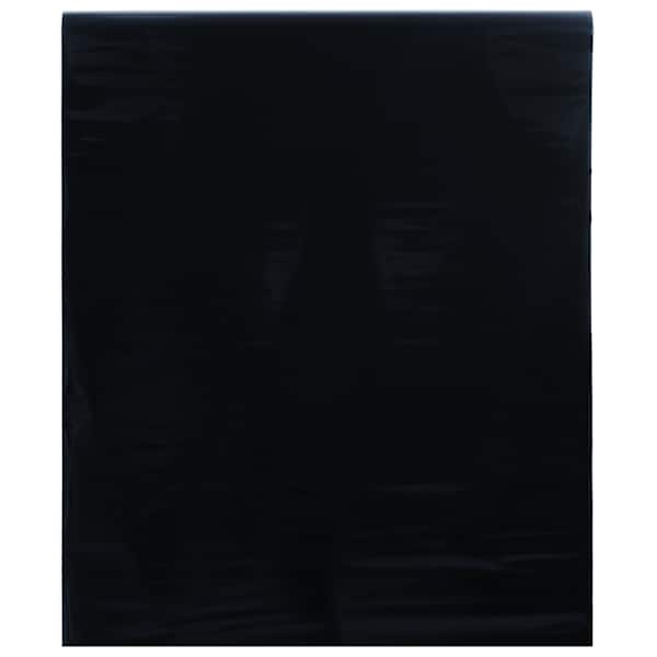 vidaXL staatiline aknakile, j&auml;&auml;tunud, must, 60x500 cm, PVC