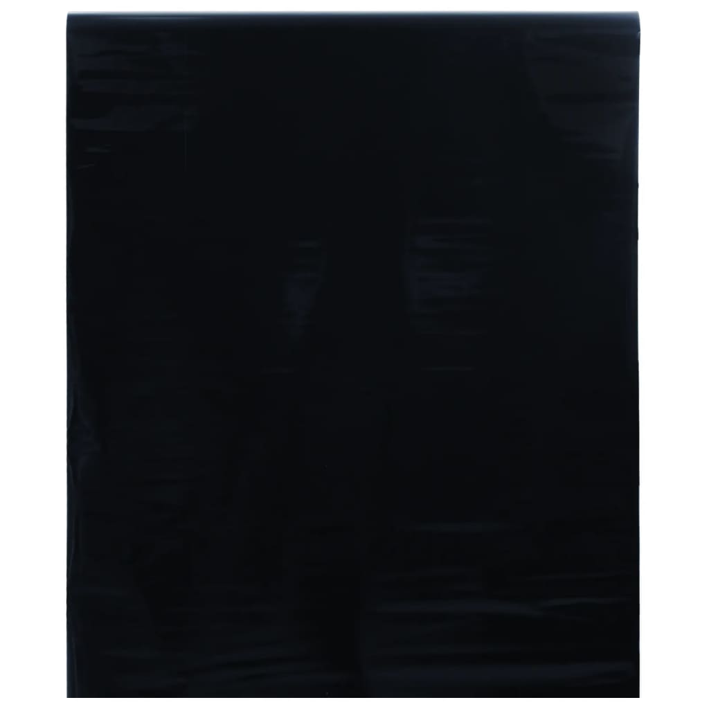 vidaXL Folie pentru fereastră statică, negru mat, 60x500 cm, PVC