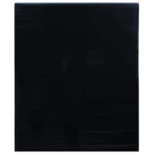 Okenní fólie statická matná černá 90 x 500 cm PVC
