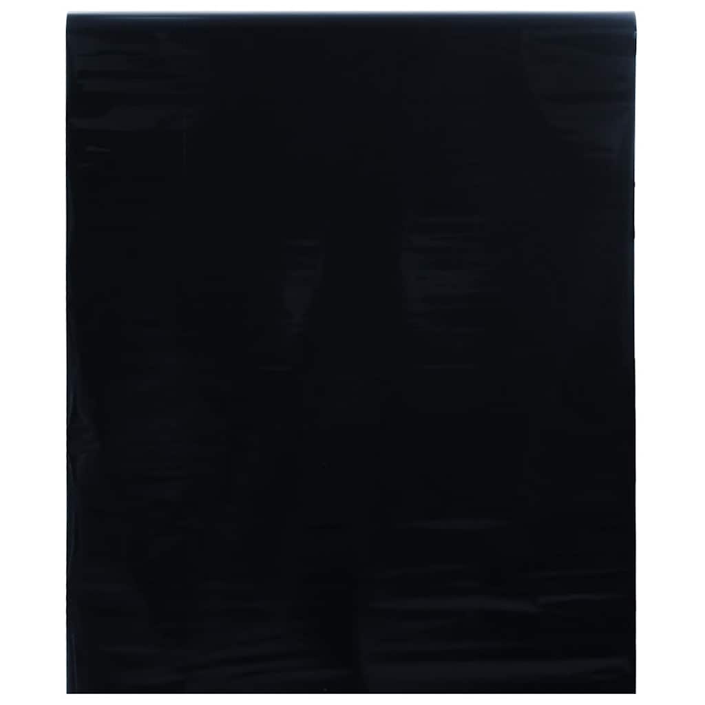 vidaXL Okenní fólie statická matná černá 90 x 2 000 cm PVC