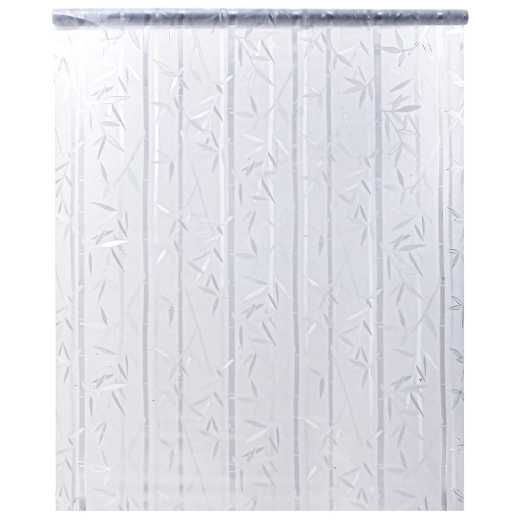vidaXL Okenní fólie matná bambusový vzor 90 x 500 cm PVC