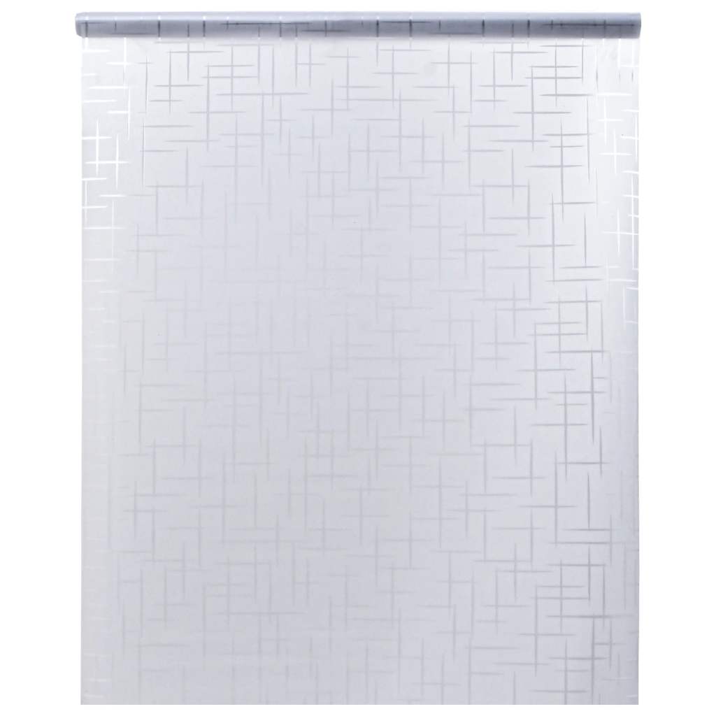 vidaXL Okenní fólie matná hvězdicový vzor 45 x 500 cm PVC
