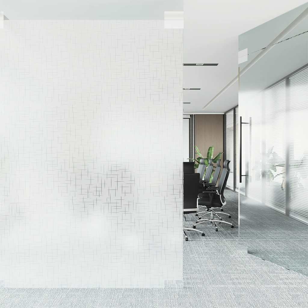 vidaXL - Raamfolie - sterrenpatroon - mat - 45x500 - cm - PVC
