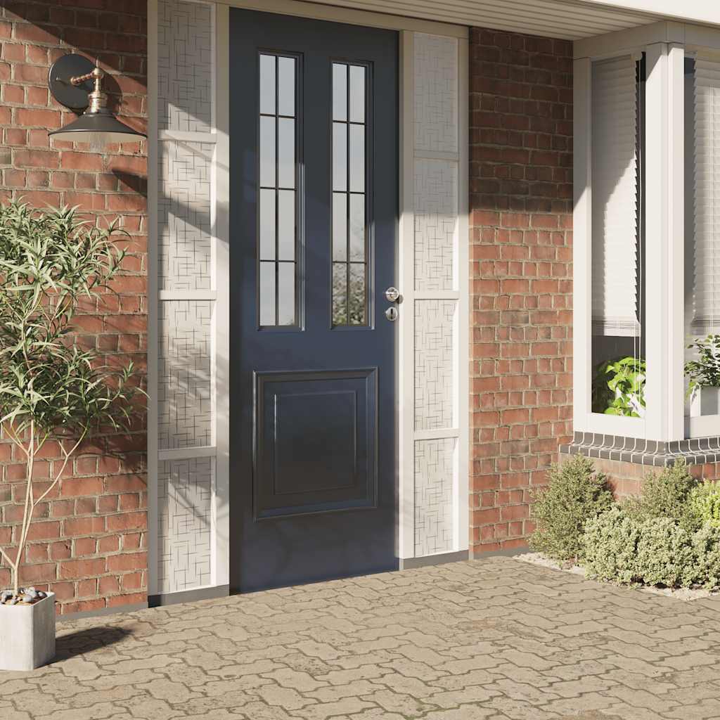 vidaXL - Raamfolie - sterrenpatroon - mat - 90x500 - cm - PVC