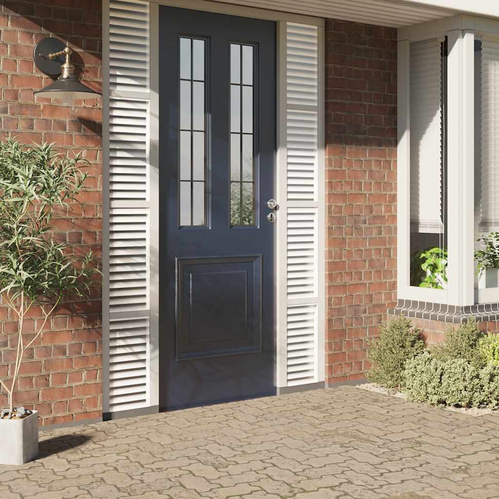 vidaXL - Raamfolie - strepenpatroon - mat - 90x500 - cm - PVC