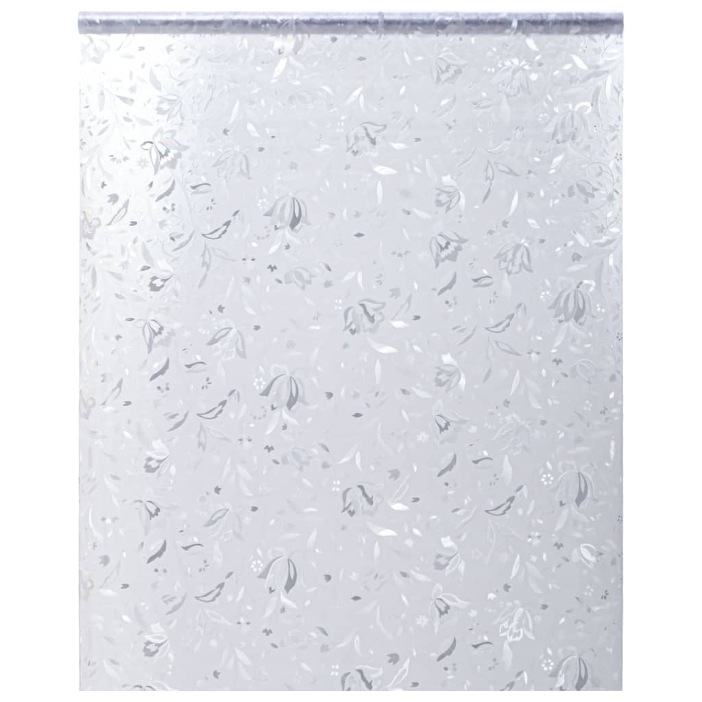 vidaXL Fensterfolie Matt Blumenmuster 45x500 cm PVC