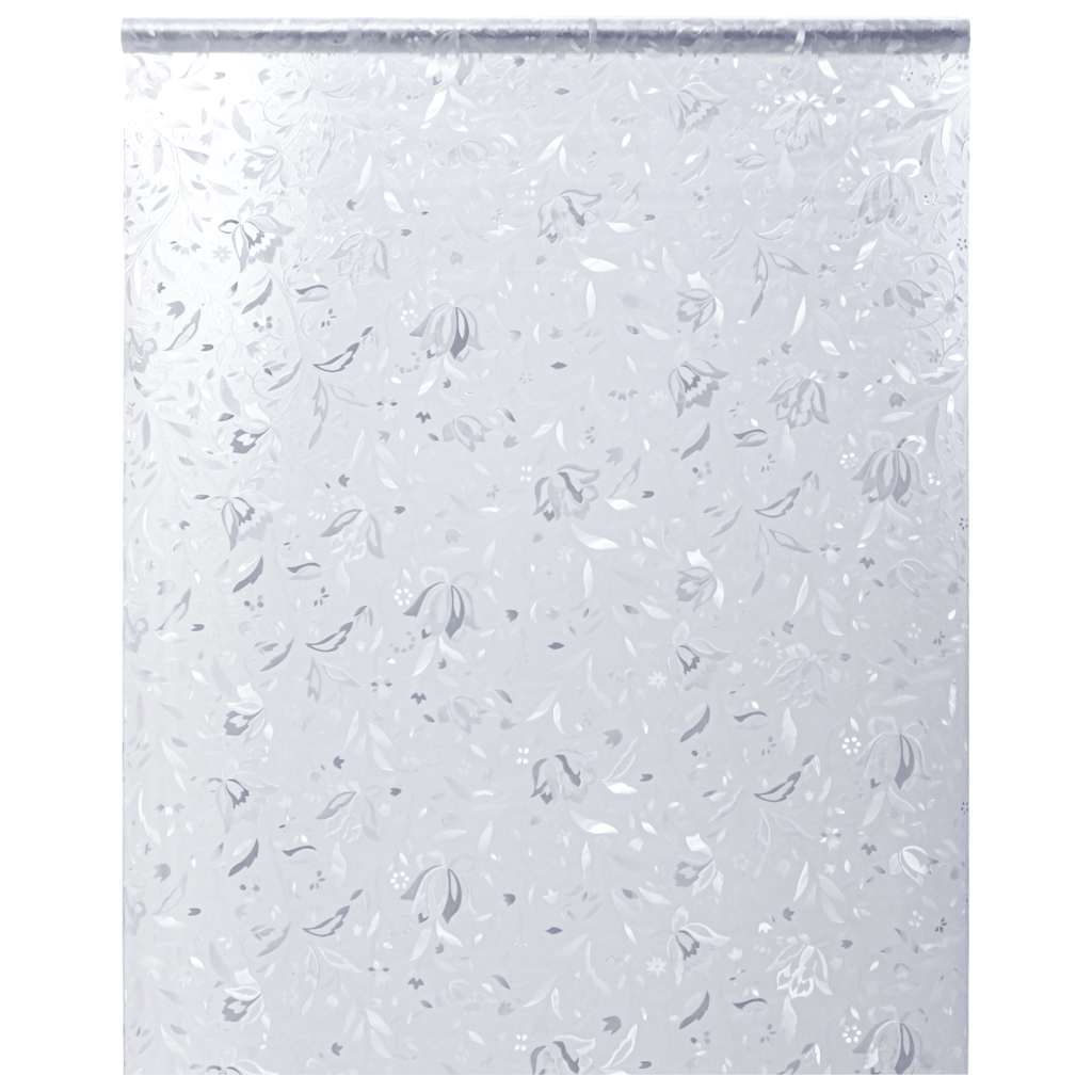 vidaXL Okenní fólie matná květinový vzor 90 x 500 cm PVC