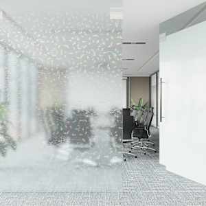 vidaXL Film pour fen&ecirc;tre d&eacute;poli motif arc-en-ciel 3D 90x500 cm PVC