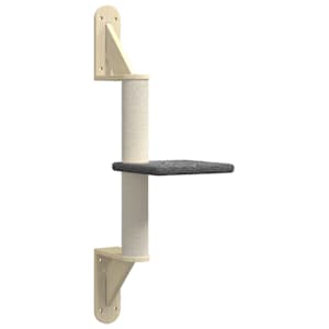 vidaXL seinale kinnitatav kassi kraapimispost, tumehall, 85,5 cm