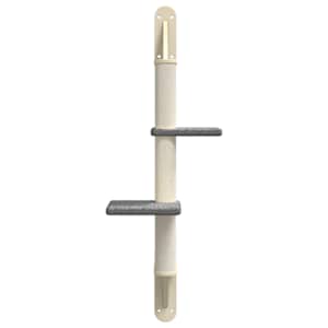 Nástěnné škrabadlo pro kočky se sloupkem tmavě šedé 108 cm - obrázek 4