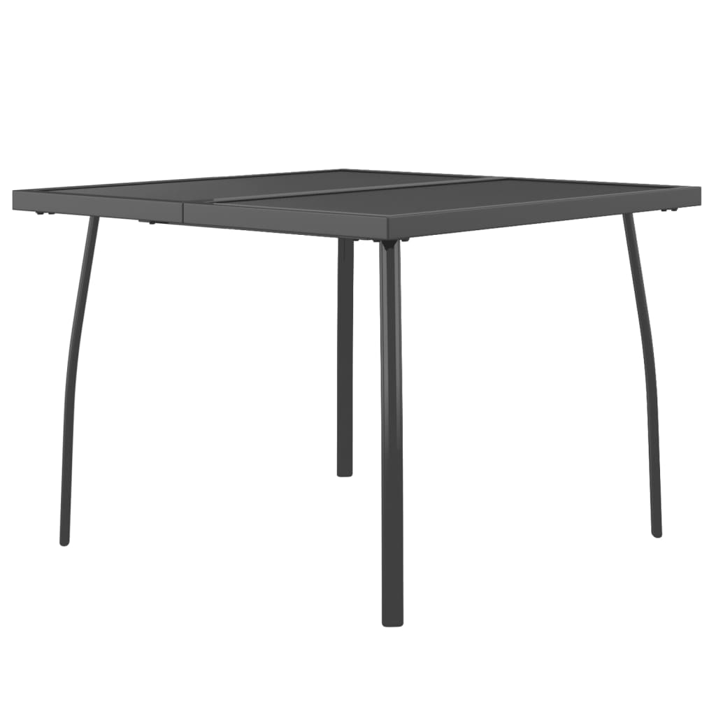 Ensemble économies à Manger de Jardin Terrasse 9 pcs Anthracite Métal Maille vidaXL
