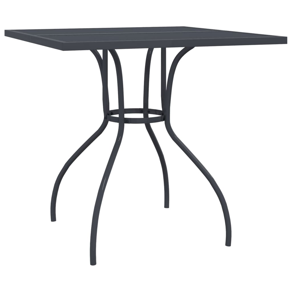 Ensemble à Manger de Jardin Terrasse 5 2024 pcs Anthracite Métal Maille vidaXL