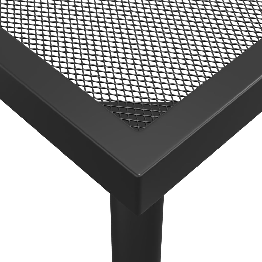 Ensemble mode à Manger de Jardin Terrasse 5 pcs Anthracite Métal Maille vidaXL