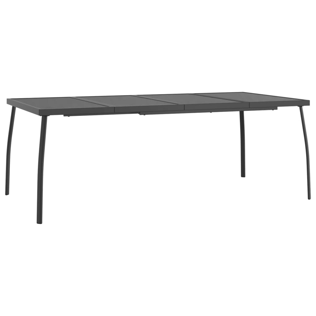 Ensemble à Manger de Jardin Terrasse 5 2024 pcs Anthracite Métal Maille vidaXL