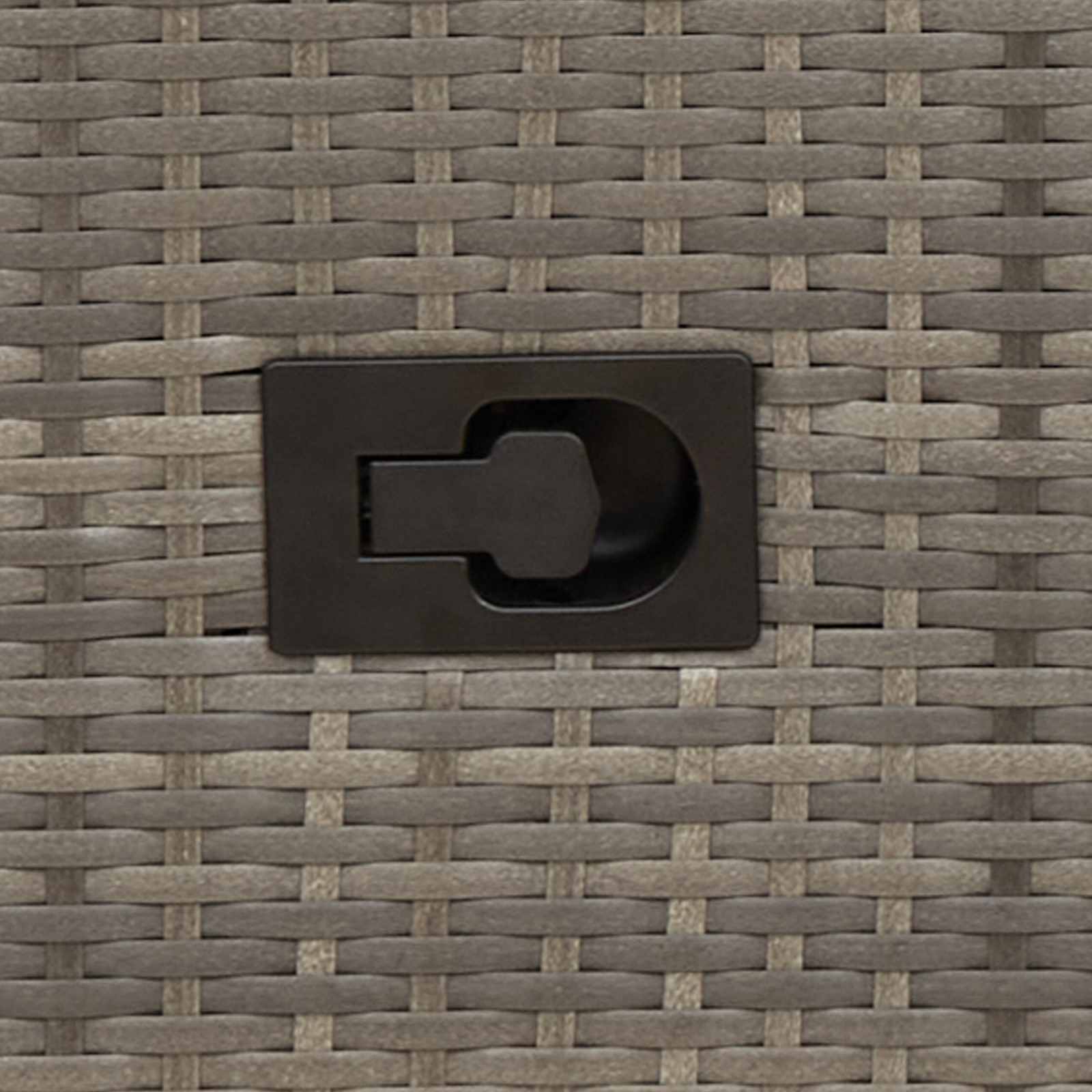 vidaXL Gartenstühle Verstellbar 2 Stk. mit Kissen Grau Poly Rattan – Bild 14