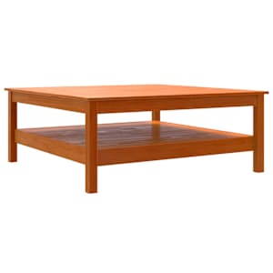 Konferenční stolek voskově hnědý 100x100x40 cm masivní borovice - obrázek 7