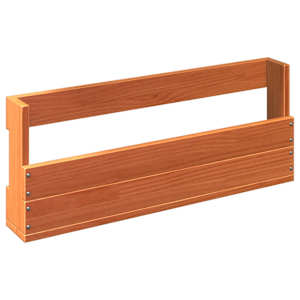 Nástěnné botníky 2 ks voskově hnědé 59x8,5x23,5 cm masiv akácie - obrázek 5