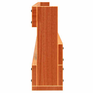 Nástěnné botníky 2 ks voskově hnědé 59x8,5x23,5 cm masiv akácie - obrázek 7