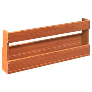 Nástěnné botníky 2 ks voskově hnědé 59x8,5x23,5 cm masiv akácie - obrázek 8