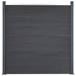 Sada plotových dílců šedá 526 x 186 cm WPC - obrázek 3