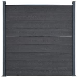 Sada plotových dílců šedá 353 x 186 cm WPC - obrázek 3