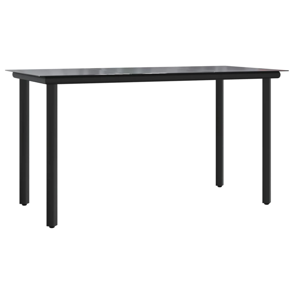 vidaXL 9-delige Tuinset poly rattan zwart, foto 4
