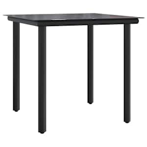 3dílný bistro set s poduškami šedý polyratan - obrázek 4