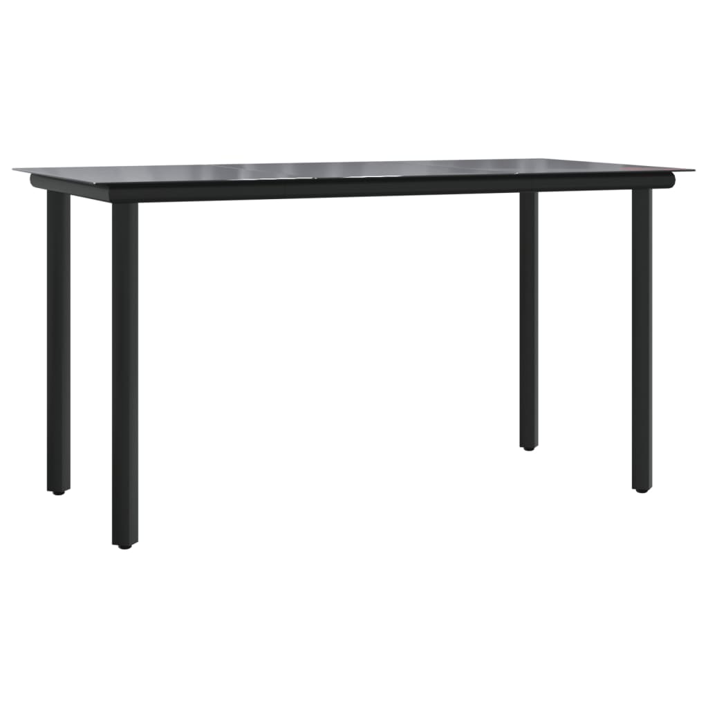 vidaXL 9-delige Tuinset poly rattan zwart, foto 4