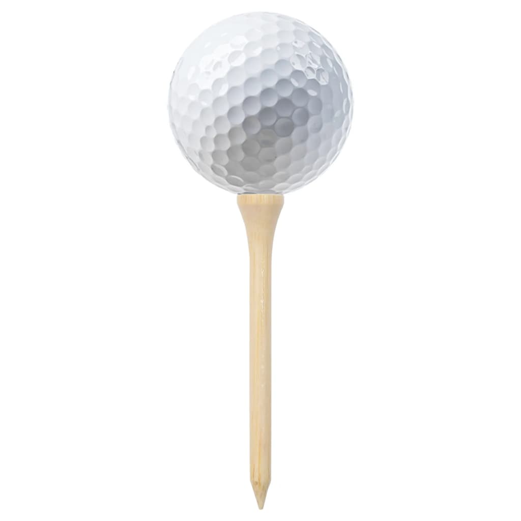 1000 st Golftees 70 mm bamboe