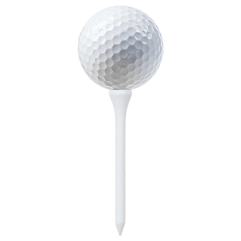 1000 st Golftees 54 mm bamboe wit