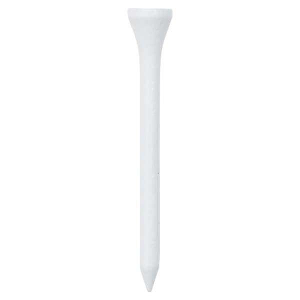 vidaXL golfi aval&ouml;&ouml;gitikud 1000 tk, valge, 83 mm, bambus