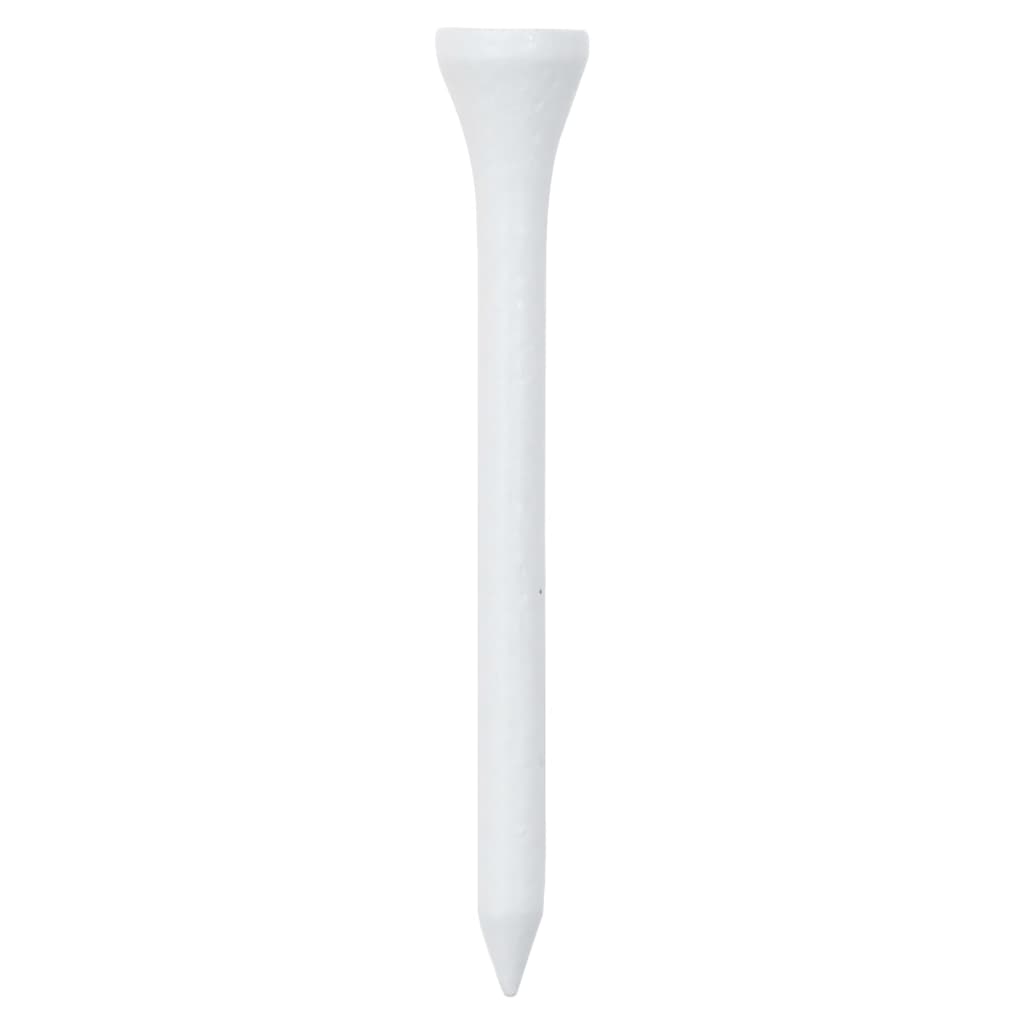 vidaXL Golfpeger 1000 stk hvit 83 mm bambus