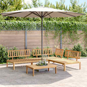 Vrtna garnitura iz palet 4-delna trden akacijev les