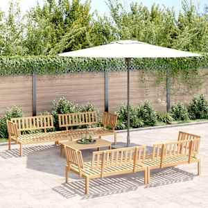 Vrtna garnitura iz palet 5-delna trden akacijev les